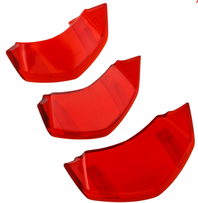 Inserto a cascata rosso trasparente per Vespa Primavera/​Sprint 50-150ccm ('18-)