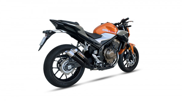 IXIL HYPERLOW BLACK XL silenziatore posteriore in acciaio inox per Honda CBR 500 R / CB 500 F (Bj.19-)