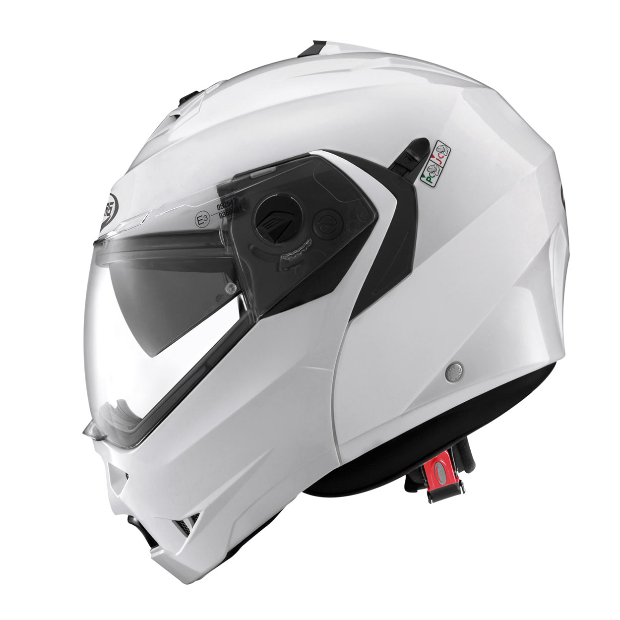 Casco Caberg Duke II, bianco metallizzato