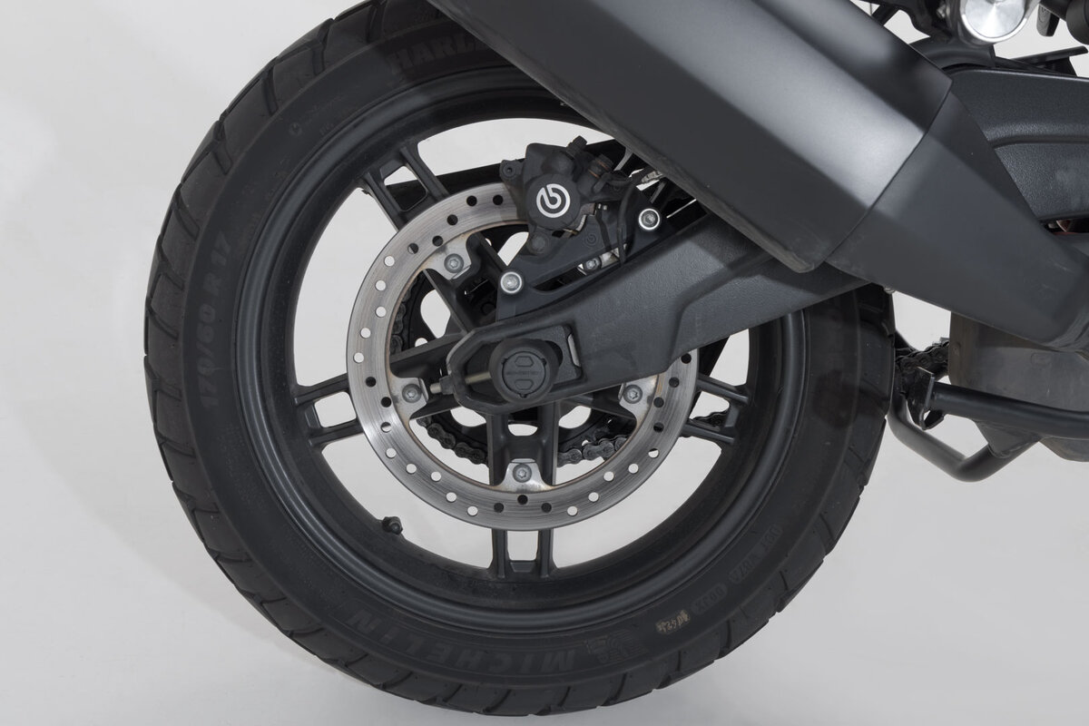 SW-Motech Kit tamponi per asse posteriore nero per Harley-Davidson Pan America 1250 - SW Motech