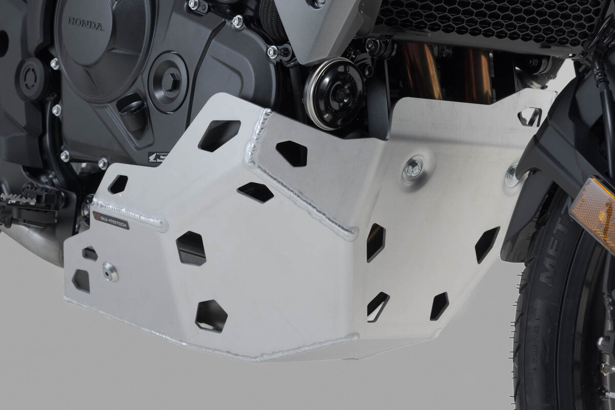 Protezione motore SW-Motech color argento per Honda XL 750 Transalp