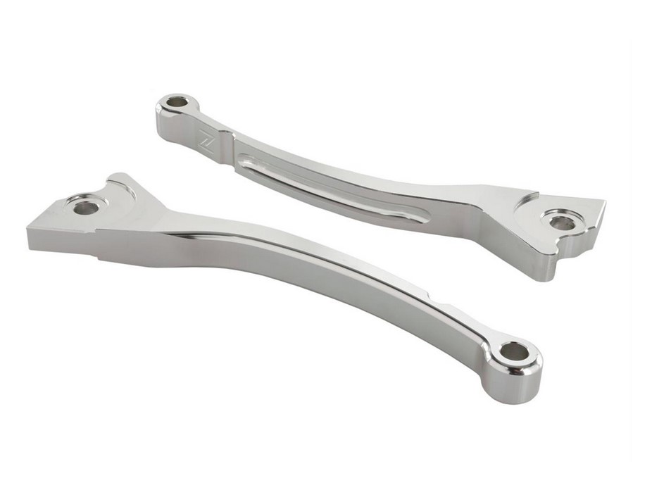 Set leve freno sportive ZELIONI per Vespa, destra e sinistra, argento