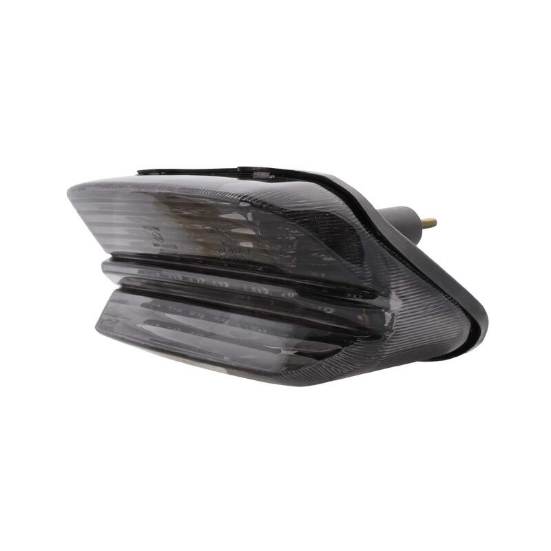 HIGHSIDER fanale posteriore intelligente a LED nero stile Yamaha, omologato E (1 pezzo)