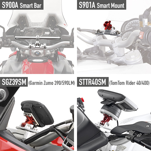 Kit di montaggio per Smart Bar S900A / Smart Mount S901A per modelli Honda Givi