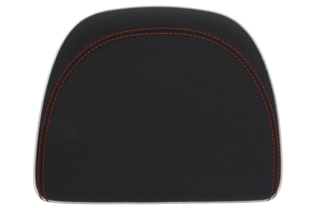 Cuscino posteriore antracite con cuciture rosse per Topsase Aprilia SR GT 125 / 200