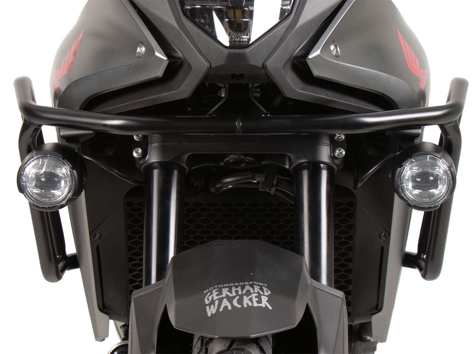 Protezione serbatoio nera per Honda XL 750 Transalp / E-Clutch (25-) Hepco & Becker