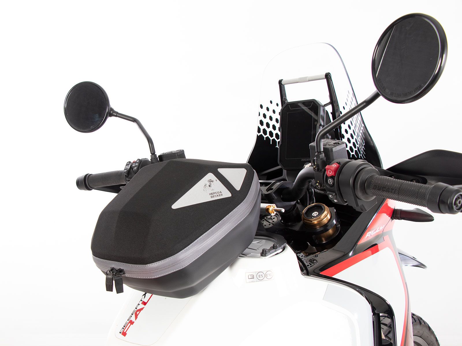Anello serbatoio di base con blocco borsa serbatoio per Ducati DesertX (22-) Hepco & Becker