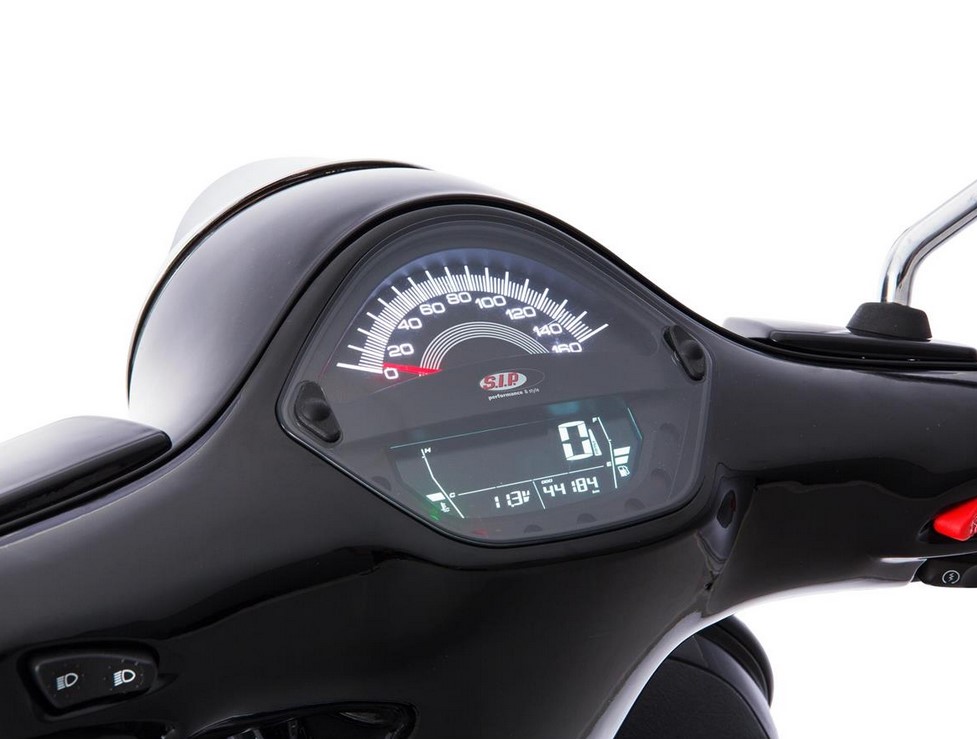 Contagiri / tachimetro per Vespa GTS/GTS Super 125-300cc ('14-'16), nero
