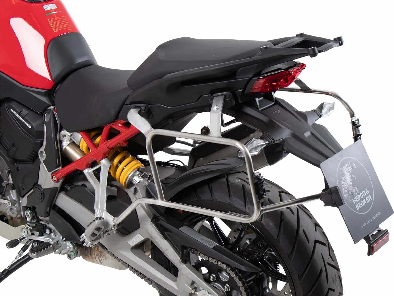 Set di portavaligie Cutout incl. set di valigie Xplorer Cutout nero per Ducati Multistrada V4 /S (25-)