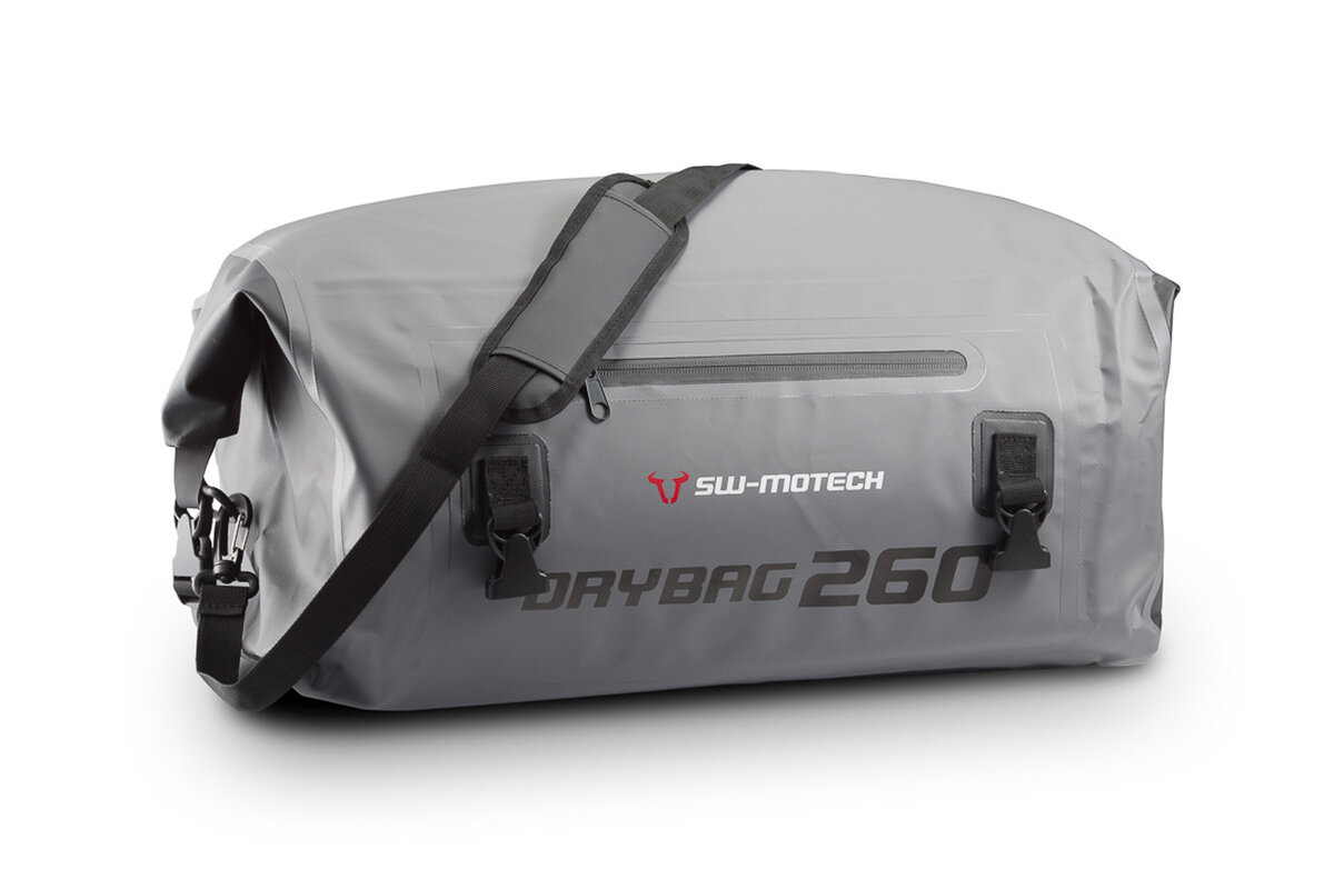 Borsa posteriore Drybag 260 per Moto Guzzi V85 TT /Travel, grigio / nero - SW Motech