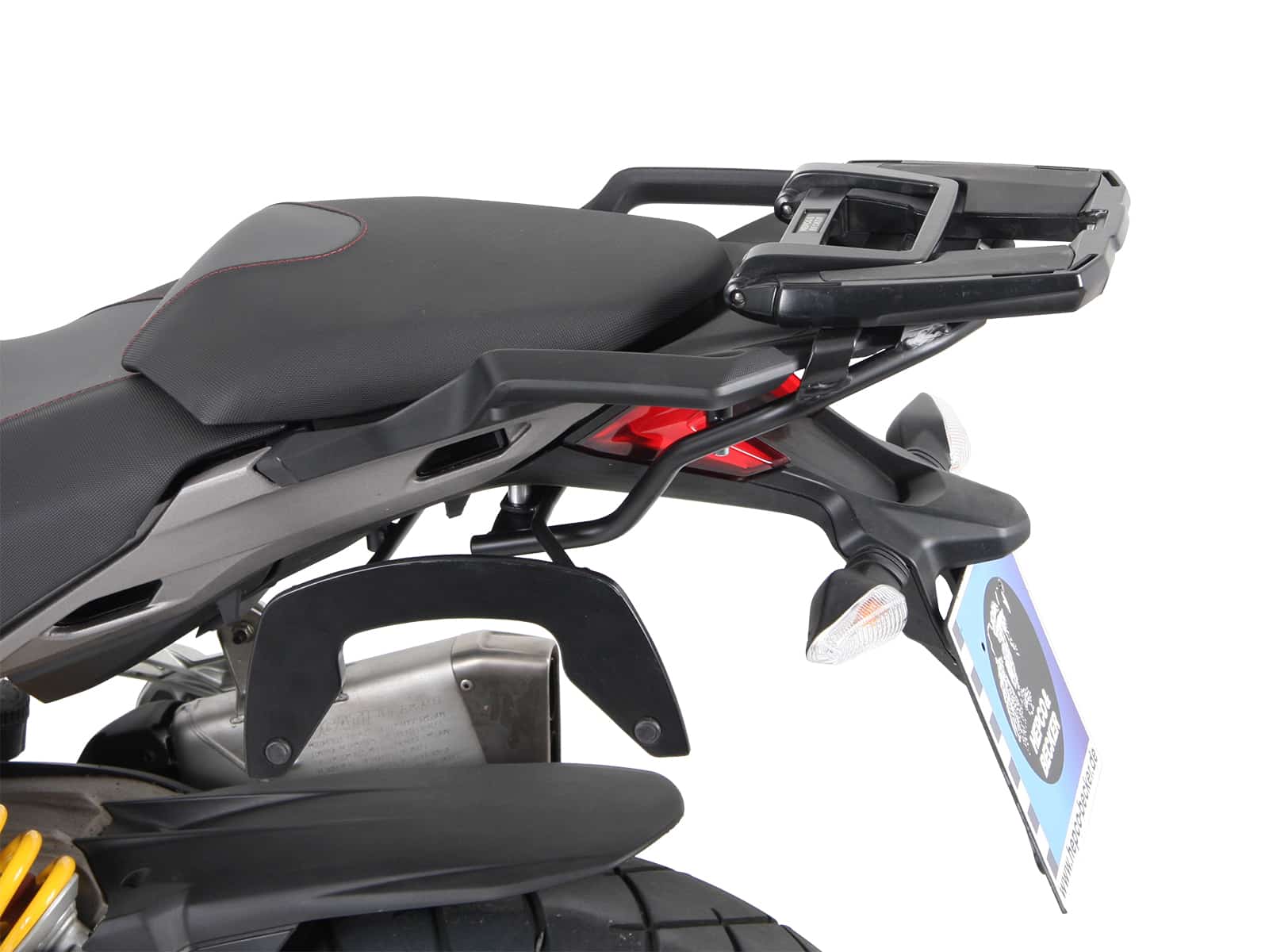 Portapacchi laterale C-Bow nero per Ducati Multistrada 1200 Enduro (16-18) Hepco & Becker