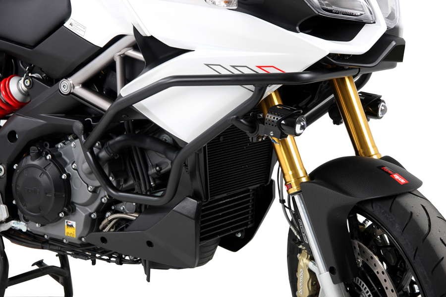 Serbatoio e paramotore nero per Aprilia Caponord 1200 (My.13-16) Hepco & Becker