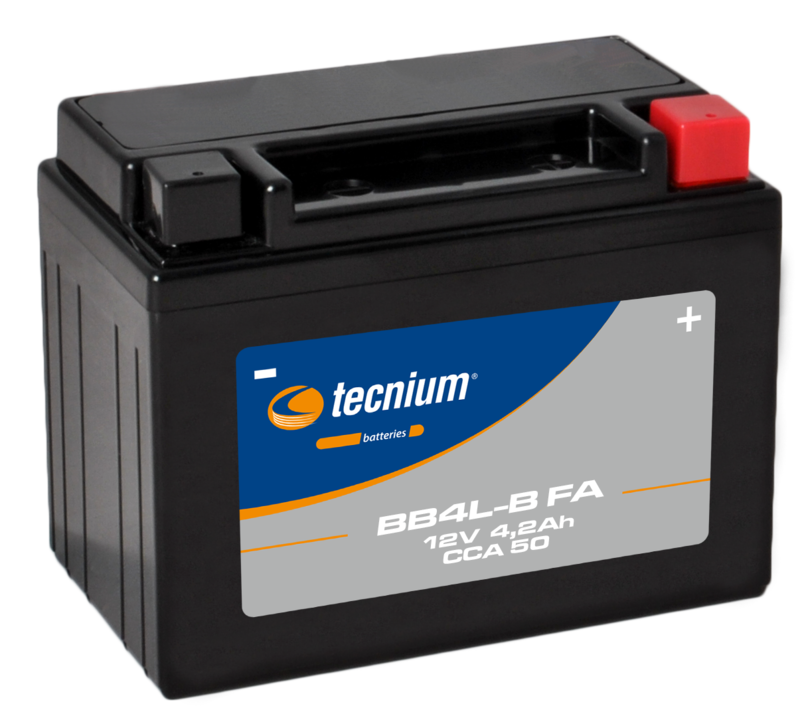 Batteria Tecnium senza manutenzione attivata in fabbrica - BB4L-B