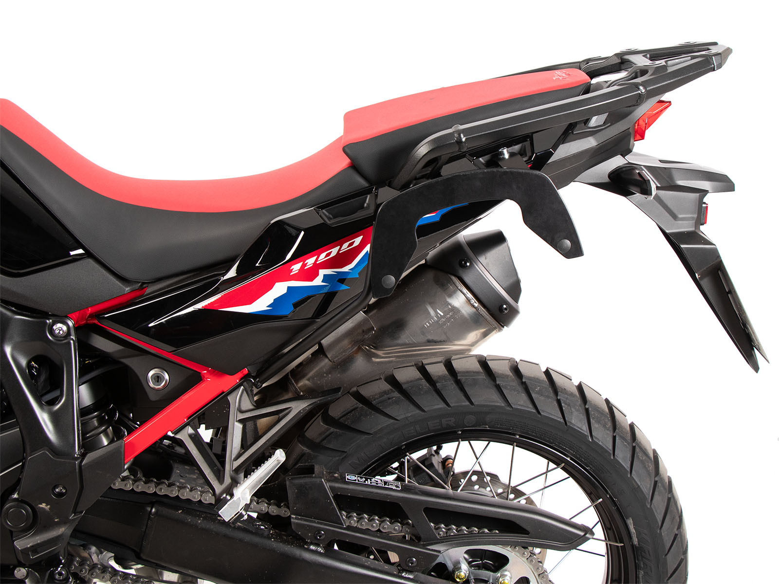 Portapacchi laterale C-Bow nero per Honda CRF 1100 L Africa Twin (24-) Hepco & Becker