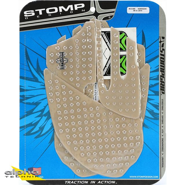 Stompgrip chiaro Volcano per Kawasaki ZZR1400 2012-20