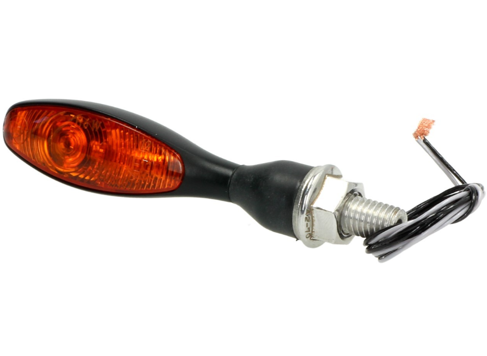 Indicatore Kellermann, Micro 1000 alogeno, acciaio, alogeno, HR/HL, 12 V, 6 W, nero satinato