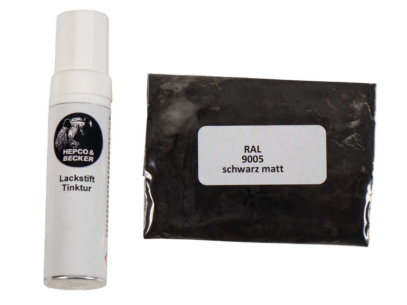 Kit di riparazione vernice nero opaco Hepco & Becker