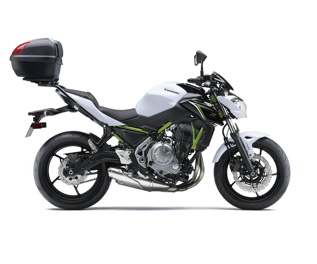 Bauletto (30L) Incl. piastra di supporto per Kawasaki Ninja 650 / Z 650/S / Versys-X 300 Originale