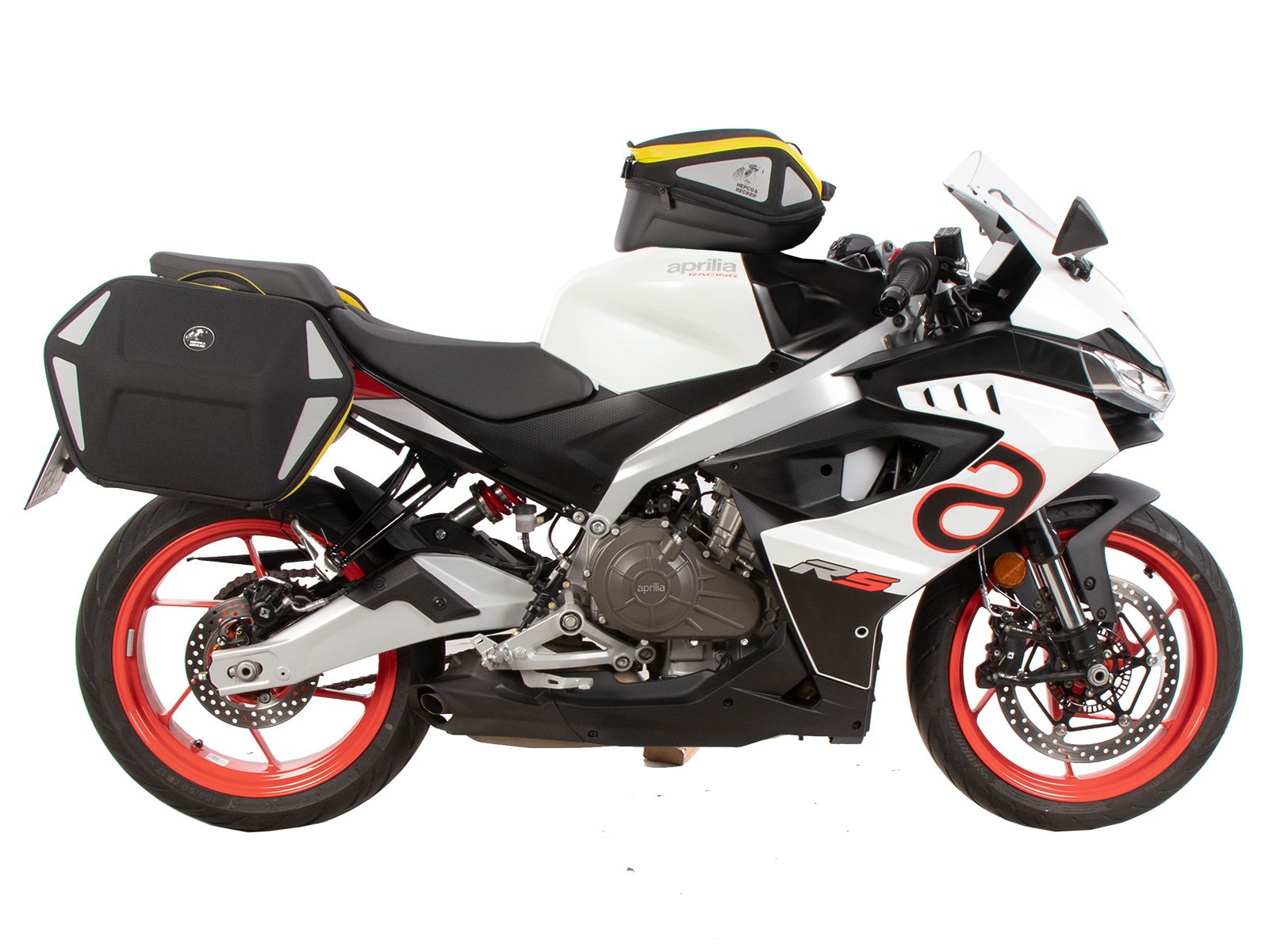 Portapacchi laterale C-Bow nero per Aprilia RS 457 (24-) Hepco & Becker