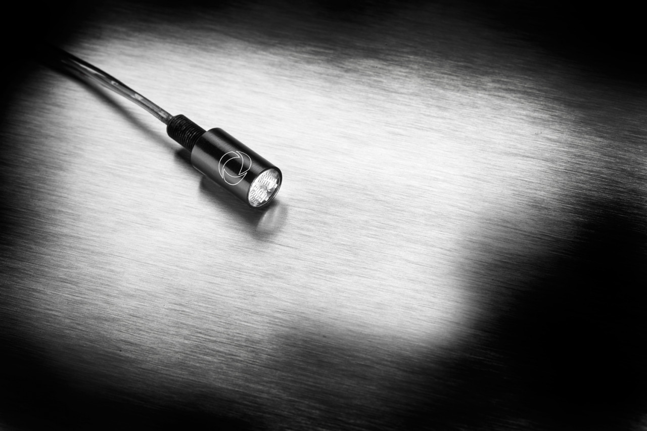 Indicatore di direzione Kellermann, luce posteriore e freno, Atto DF Integral, alluminio, LED, HL/HR 12 V, nero lucido