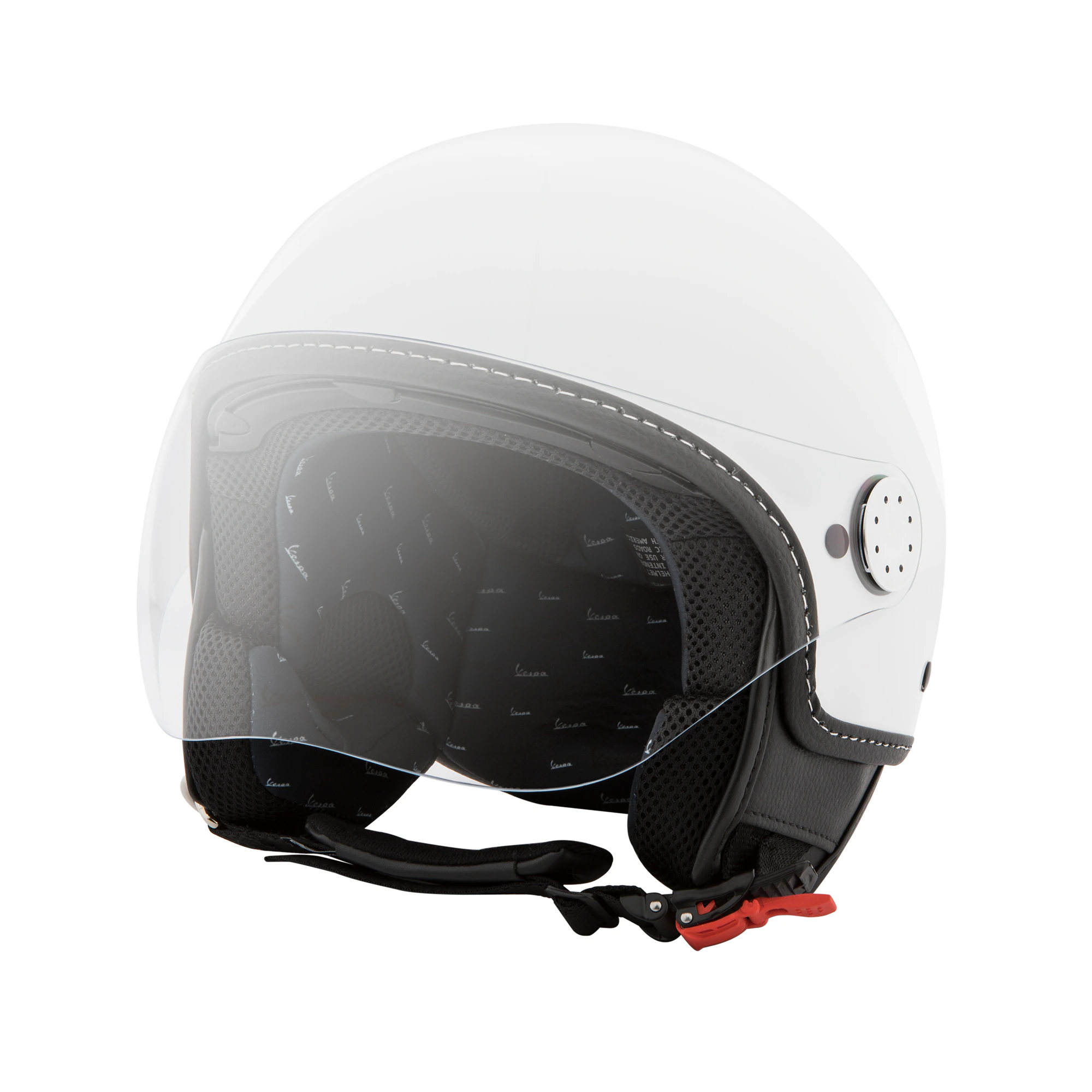 Casco Vespa jet Visiera 4.0 colore bianco vibrante