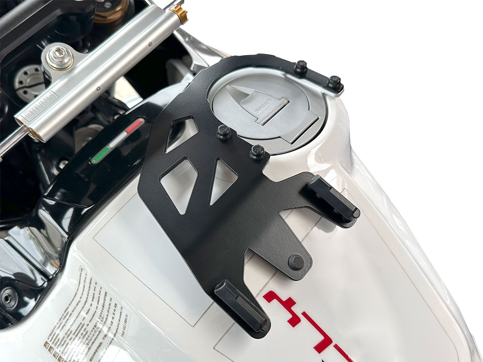 Anello serbatoio di base con blocco borsa serbatoio per Ducati DesertX (22-) Hepco & Becker