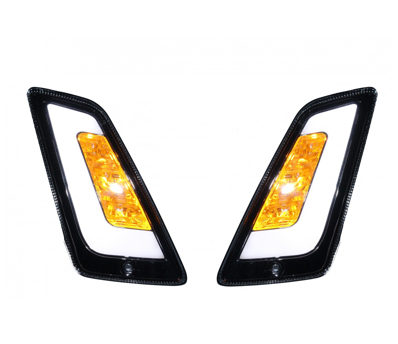Set di indicatori di direzione anteriori a LED, colorati per Vespa GT, GTL, GTV, GTS 125-300 (2014-2018)