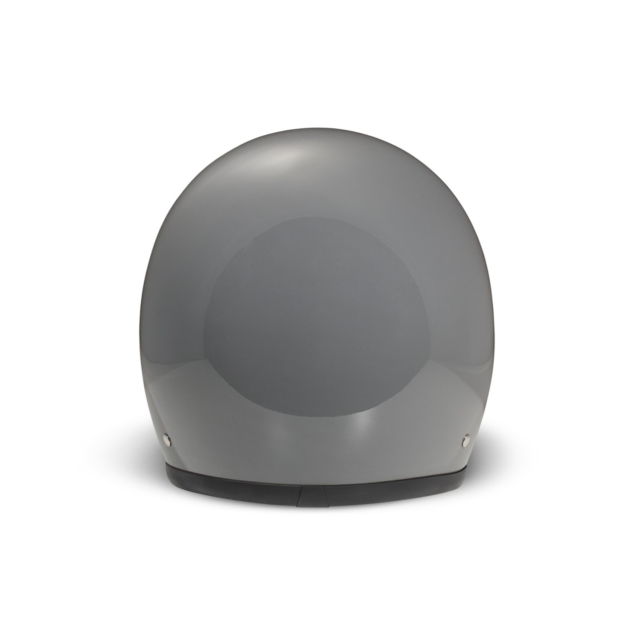 Casco jet DMD Retro, grigio, lucido, Crayon Grey, fibra di vetro, ECE 22.06