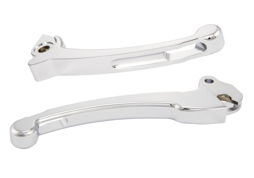 Set di leve sportive frizione/freno per Vespa PX 125 -150ccm, HBZ Hengtong, destra/sinistra, cromo