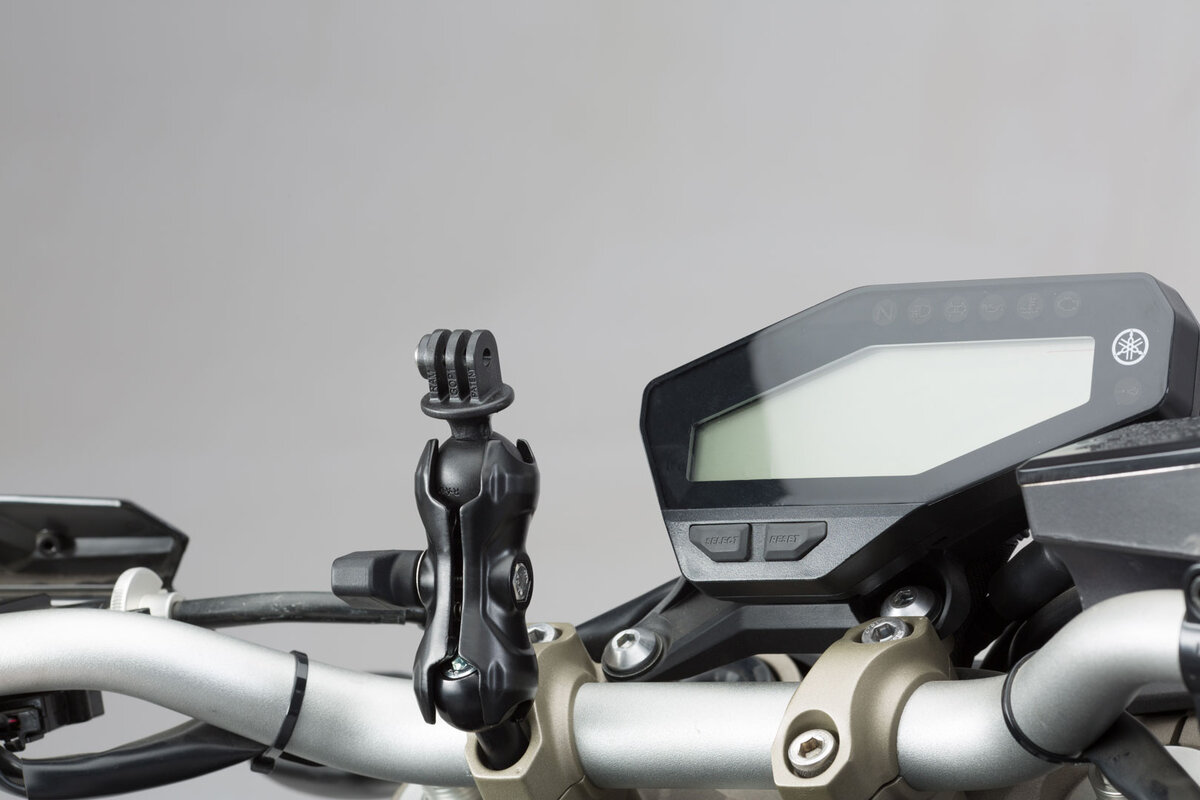 Kit di montaggio del navigatore satellitare SW-Motech per telecamera GoPro per BMW R 12 G/S (25-)