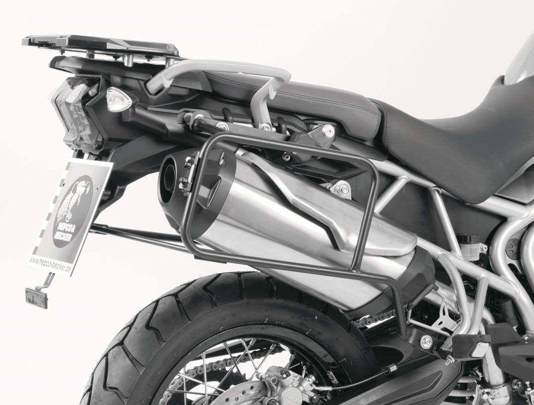 Porta bauletto Alurack nero per Triumph Tiger 800/XC (2010-2014)