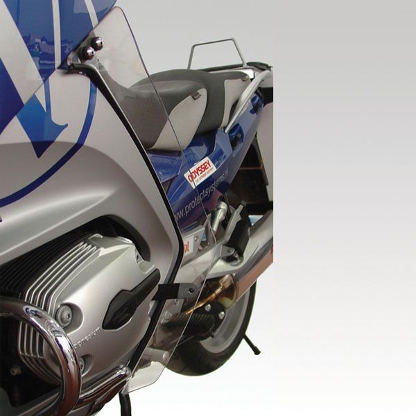 Protezioni per piedi e gambe per BMW R 1200 RT (05-09), trasparente, coppia