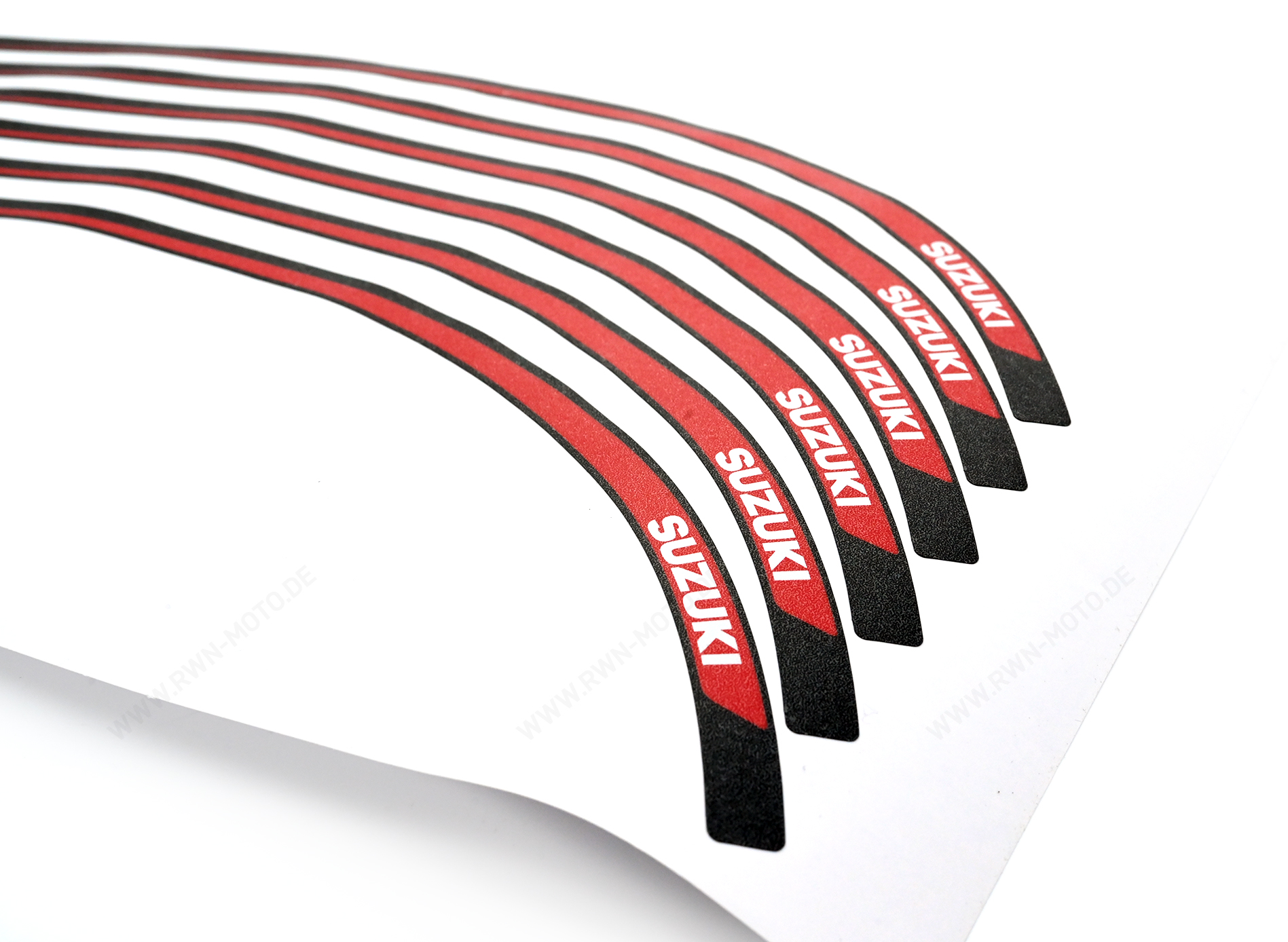 Adesivo per cerchioni (rosso/nero) Suzuki GSX-8S 2023- Accessori originali