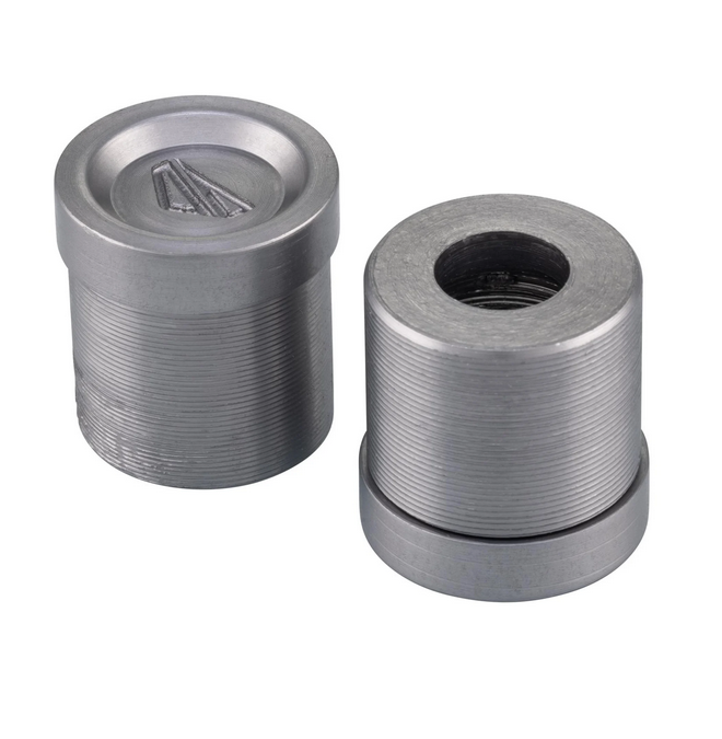 Copriforo per specchietto destro e sinistro FABRICA per Vespa, grigio anodizzato