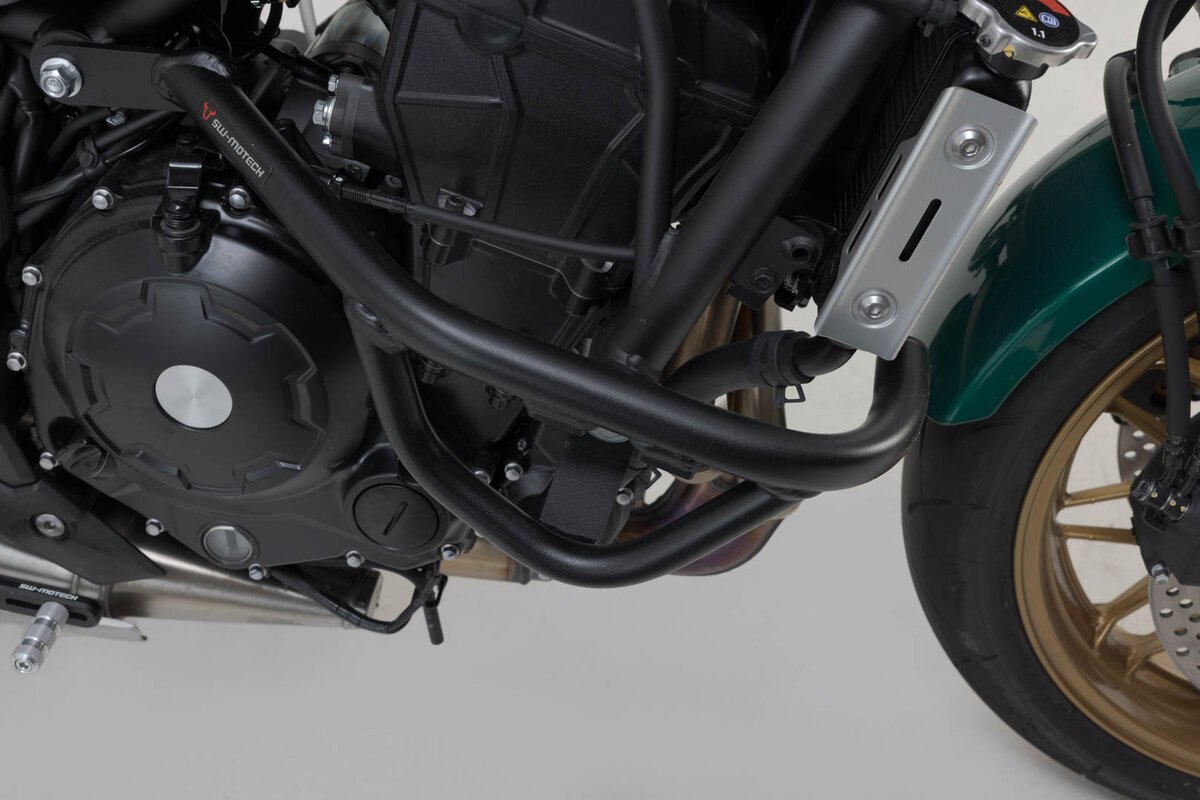 Barra di protezione SW-Motech nera per Kawasaki Z 650 /RS /S