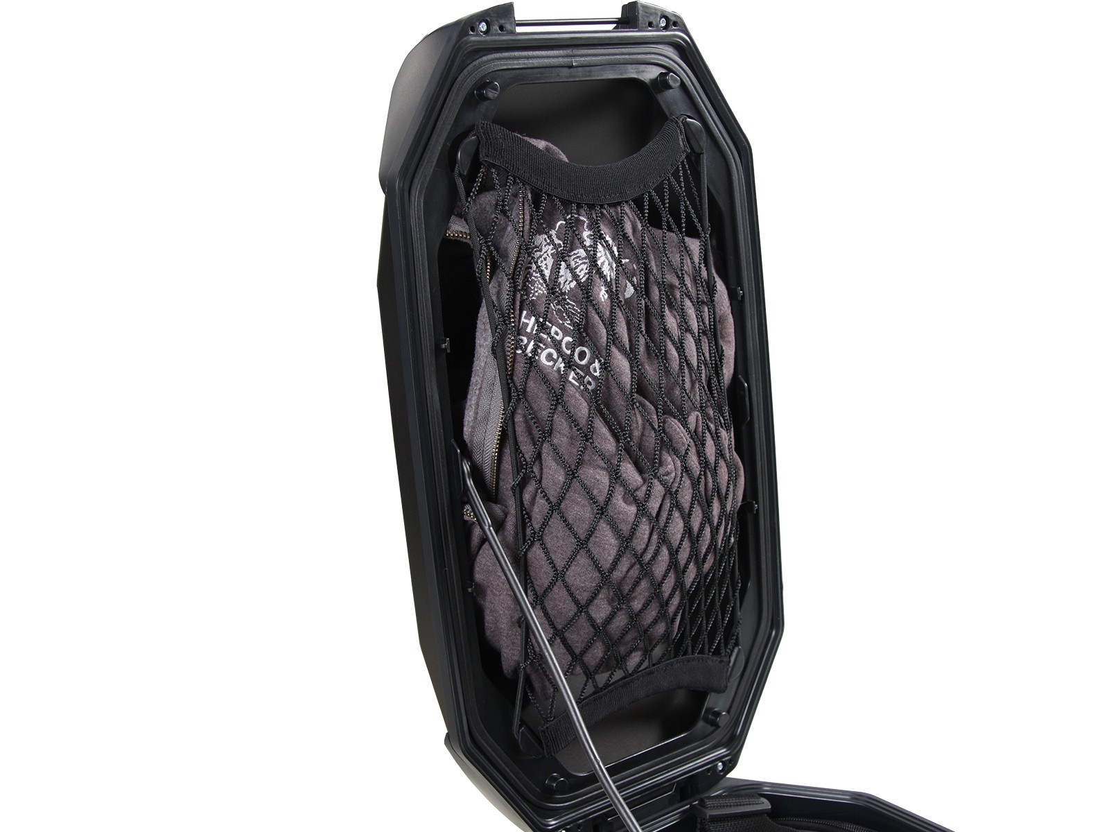 Xceed valigia laterale 38 litri Jet Black nero Hepco & Becker