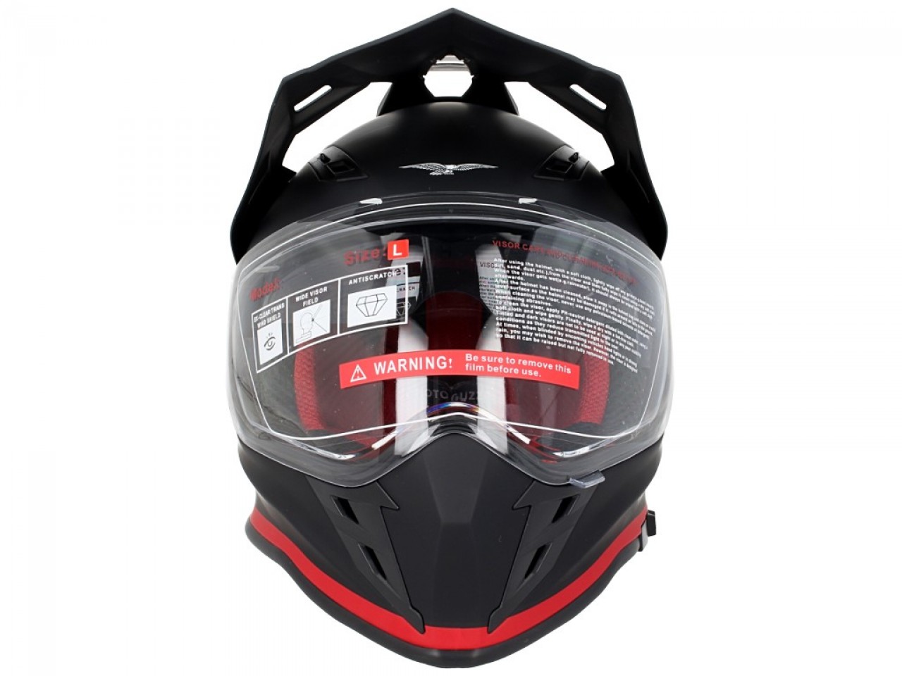 Casco Moto Guzzi Adventure Touring V85TT nero