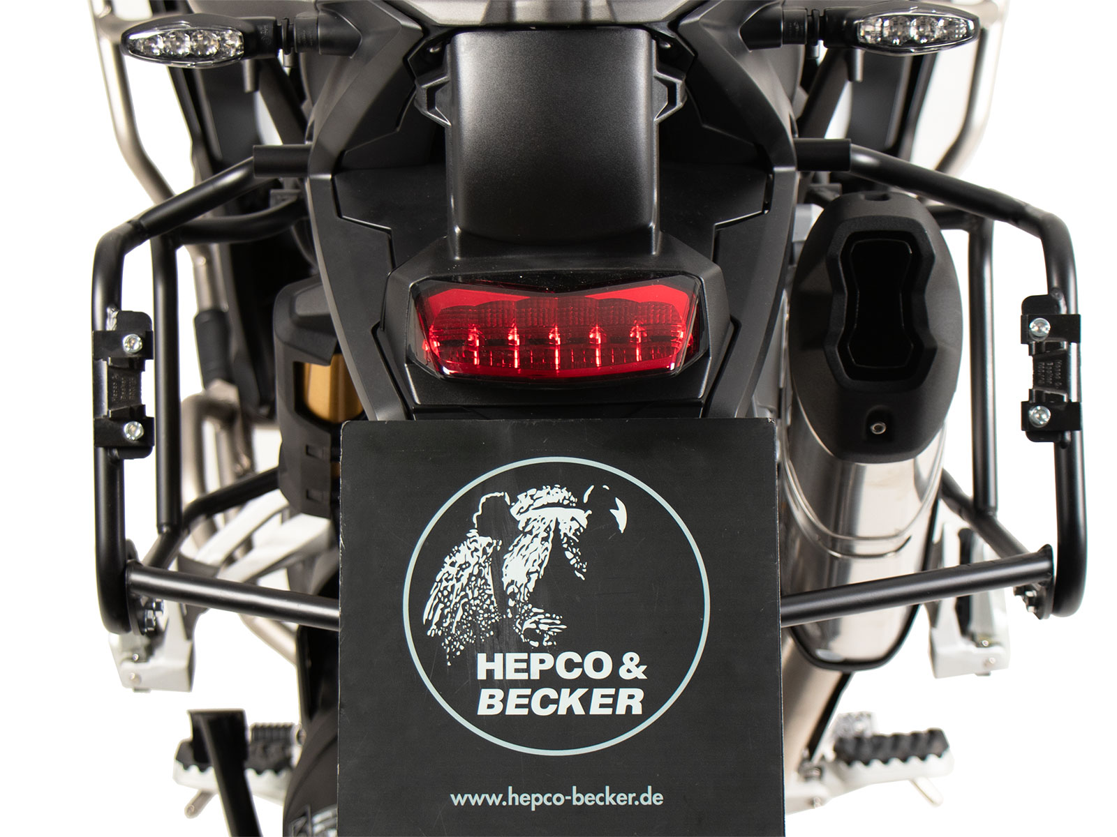 Portavaligie laterale per Triumph Tiger 1200 Rally Pro / GT Pro / GT (22-) Hepco & Becker