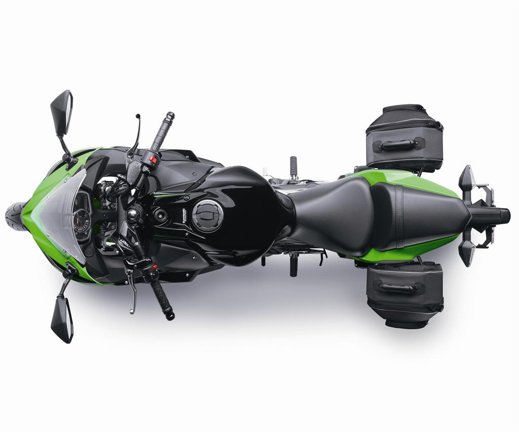 Borse laterali 2 x 14 litri per Kawasaki Ninja 650 / Z 650/S Originale