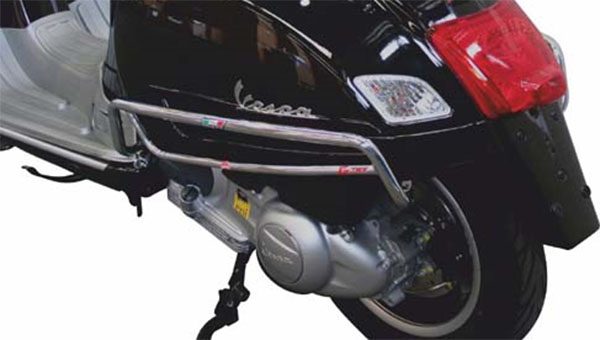 Pannello laterale posteriore per Vespa GTS/GTS Super 125-300ccm, cromato