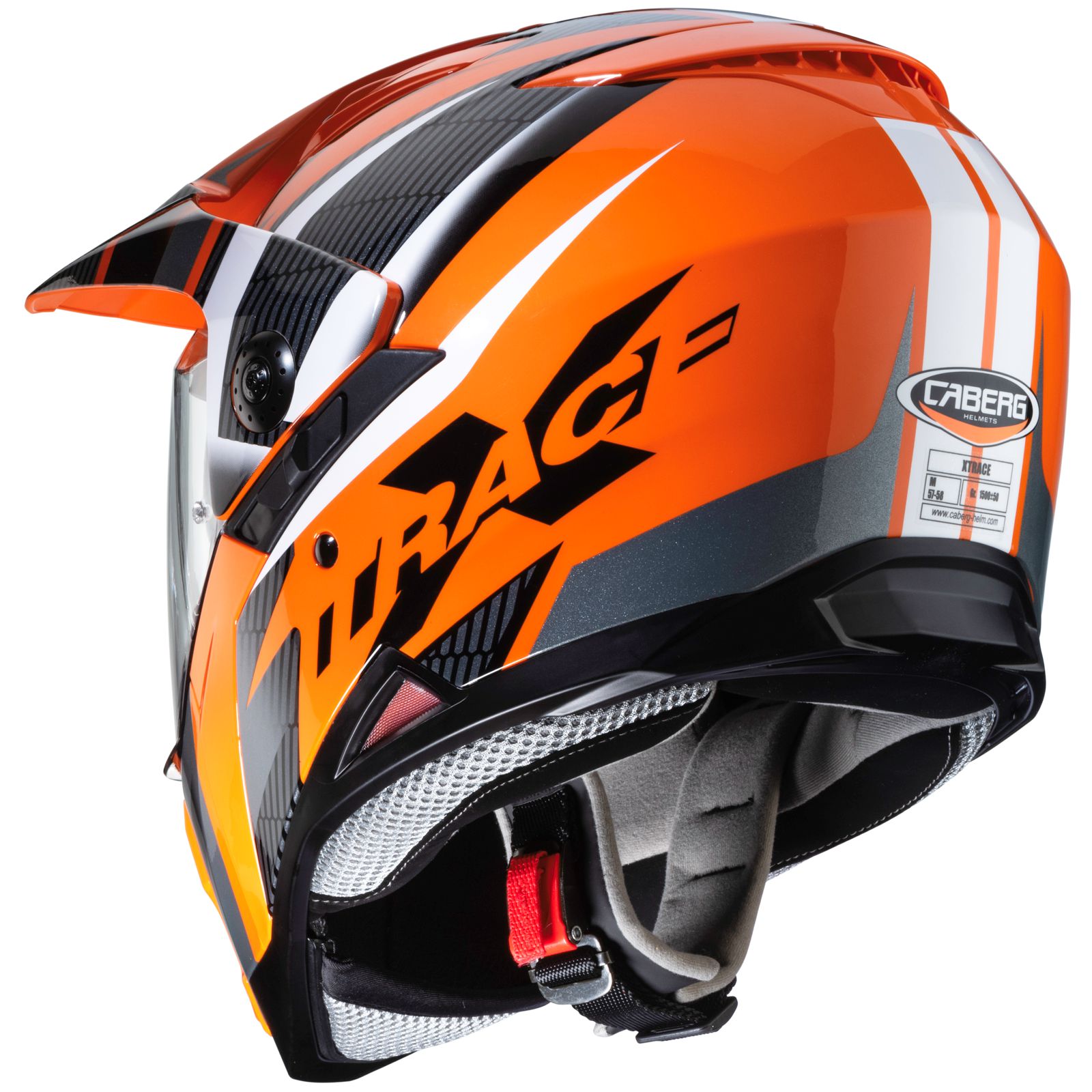 Caberg Casco Xtrace Savana, arancione/nero