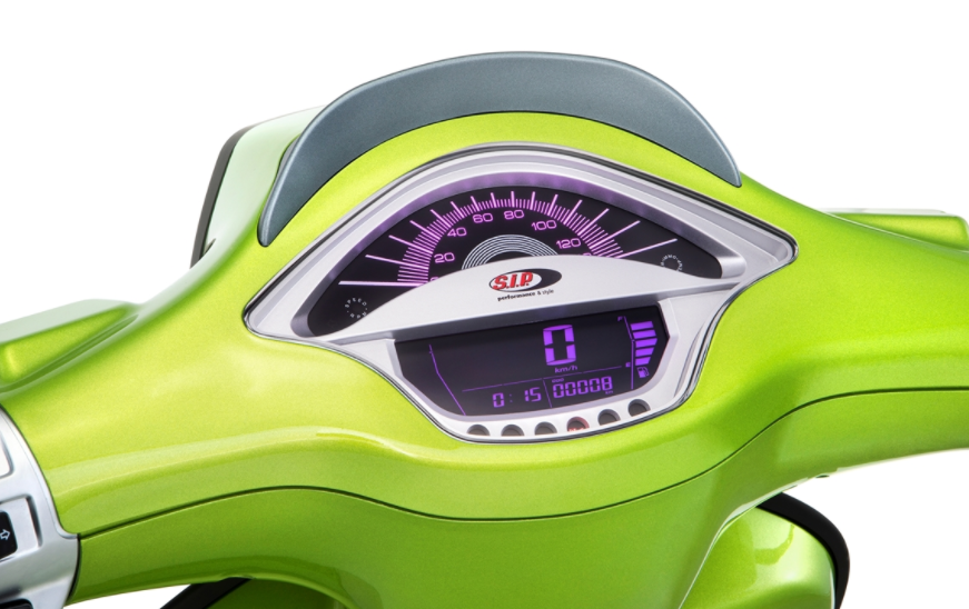 Contagiri/tachimetro per Vespa Primavera/Sprint 50-150cc 2T/4T AC, argento