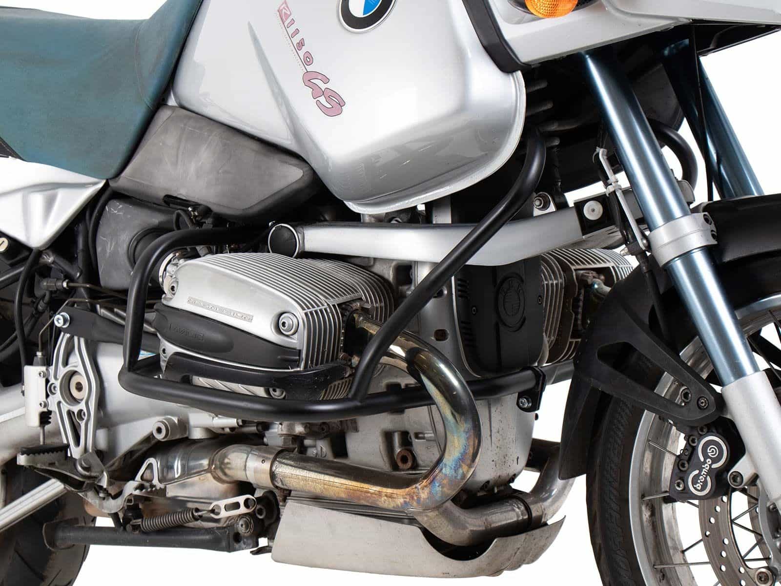 Protezione motore nera per BMW R 1150 GS (00-04) Hepco & Becker