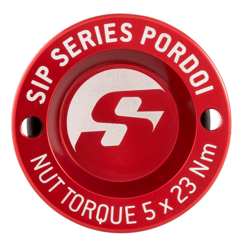 Parapolvere anteriore cerchio 12" per Vespa GTS/GTS Super/GTV/GT 125-300cc, rosso