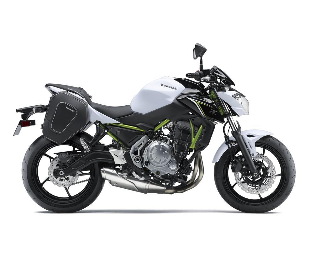 Borse laterali 2 x 14 litri per Kawasaki Ninja 650 / Z 650/S Originale