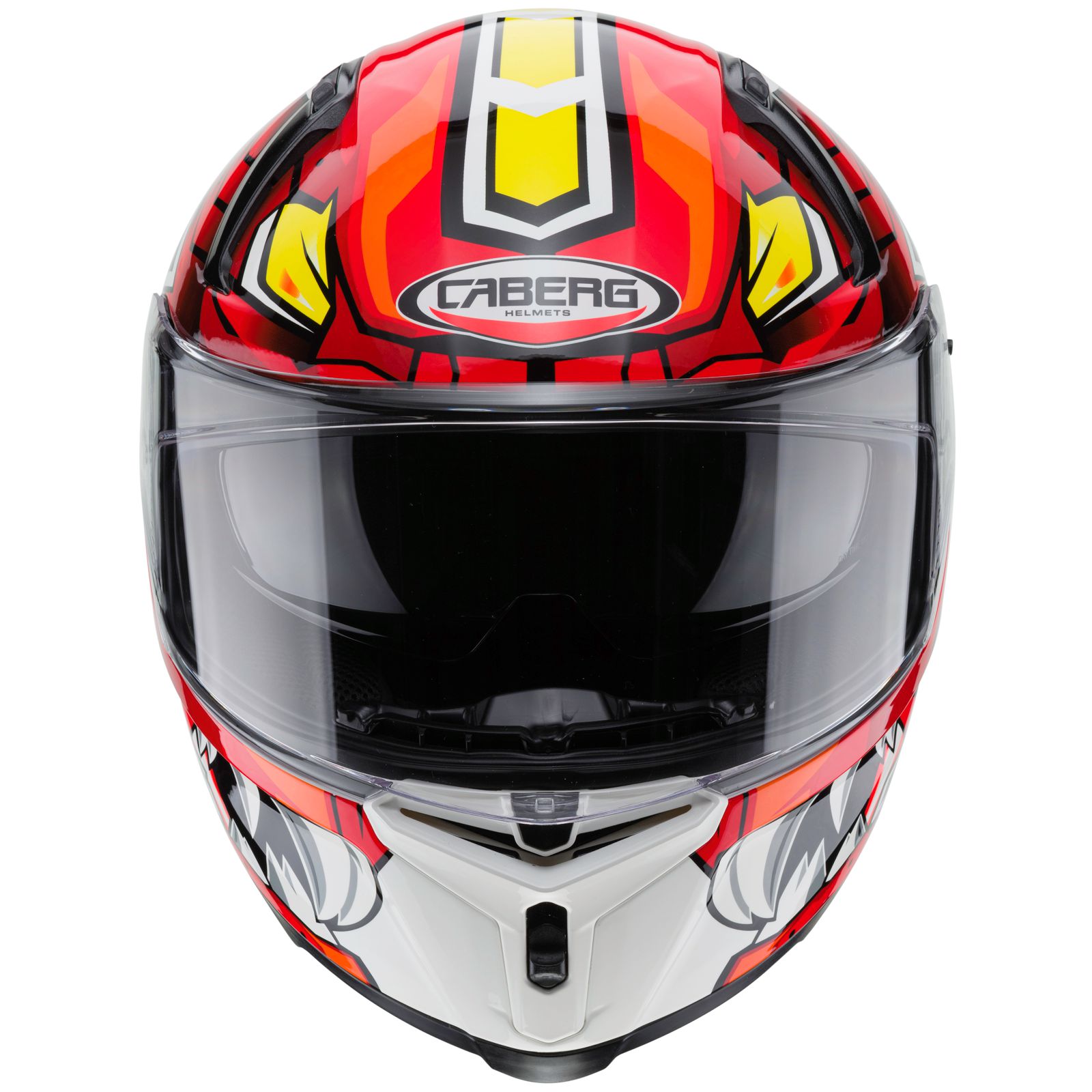 Caberg Casco Avalon Giga, bianco/rosso-giallo