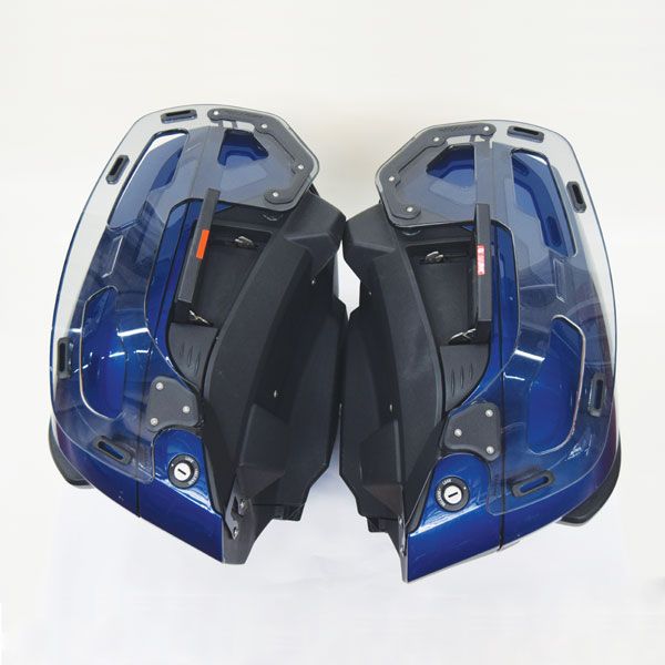 Portapacchi per valigia laterale BMW K 1600 GT/GTL, R 1250 RT, R 1200 RT PMMA, trasparente