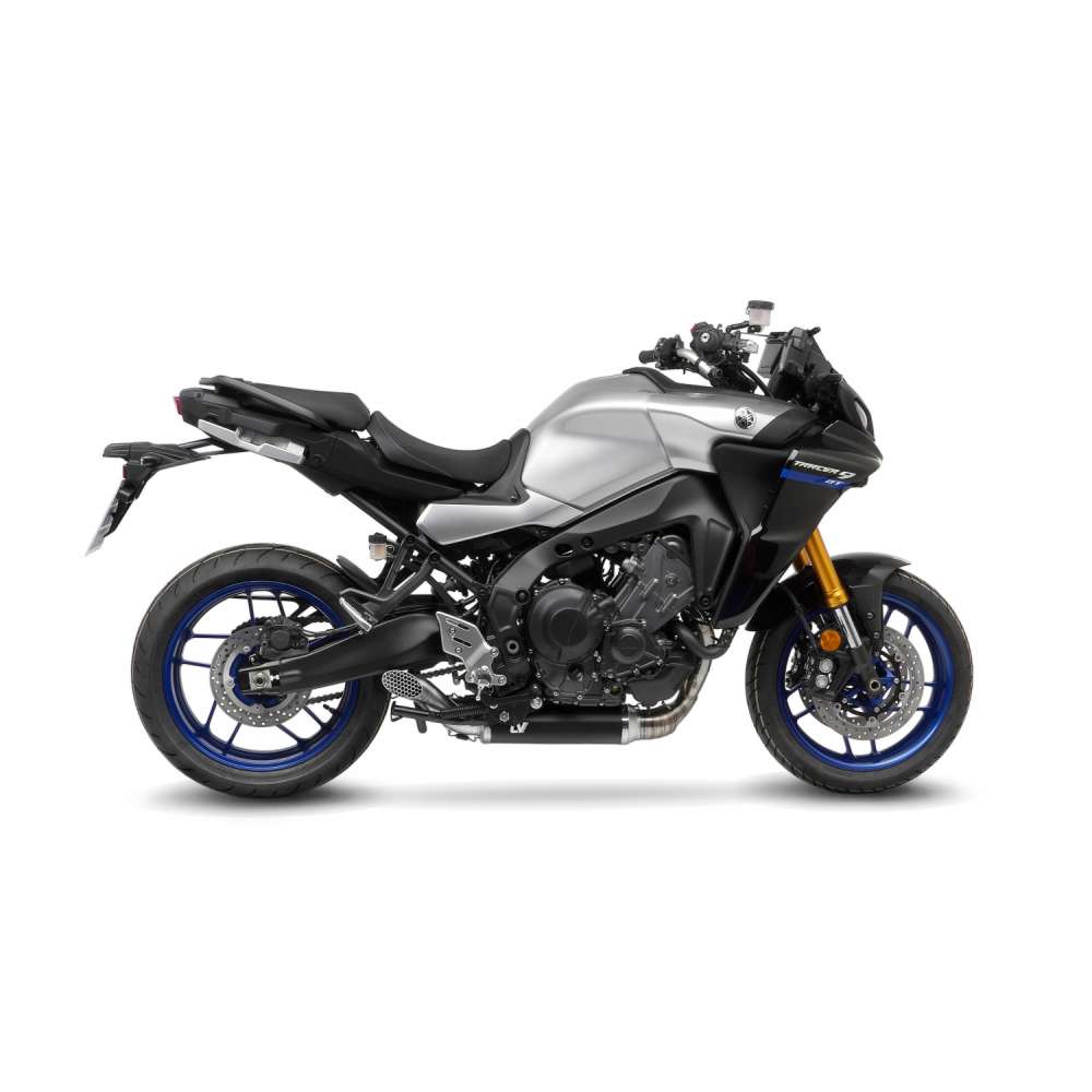 LeoVince sistema completo LV Race per Yamaha Tracer 9 /GT, acciaio inox nero, Euro5, ABE
