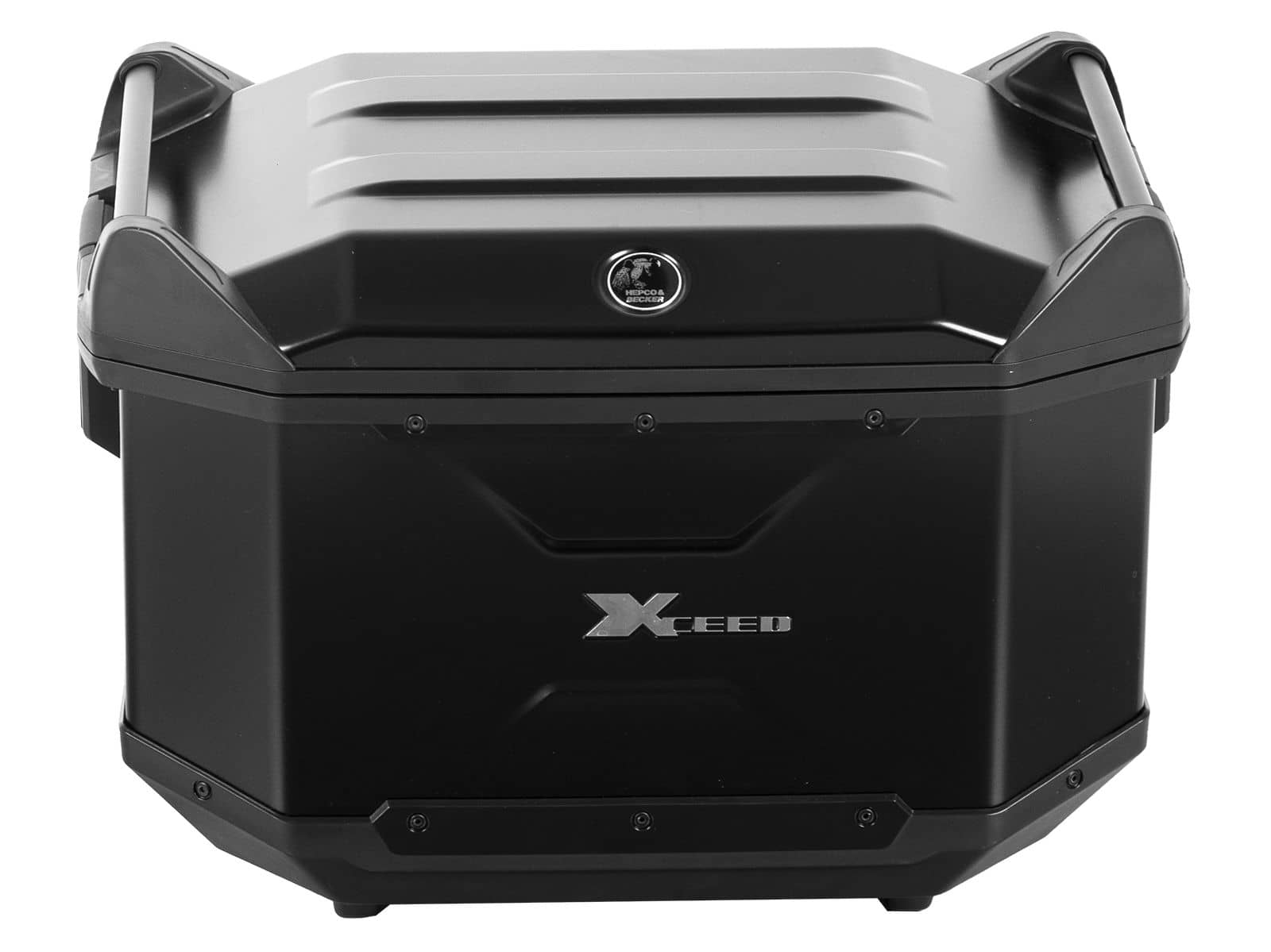 Baule posteriore in alluminio Xceed da 45 litri, nero, Hepco & Becker