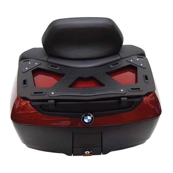 Portapacchi posteriore per bauletto BMW K 1600 GTL (10-22), alluminio, nero